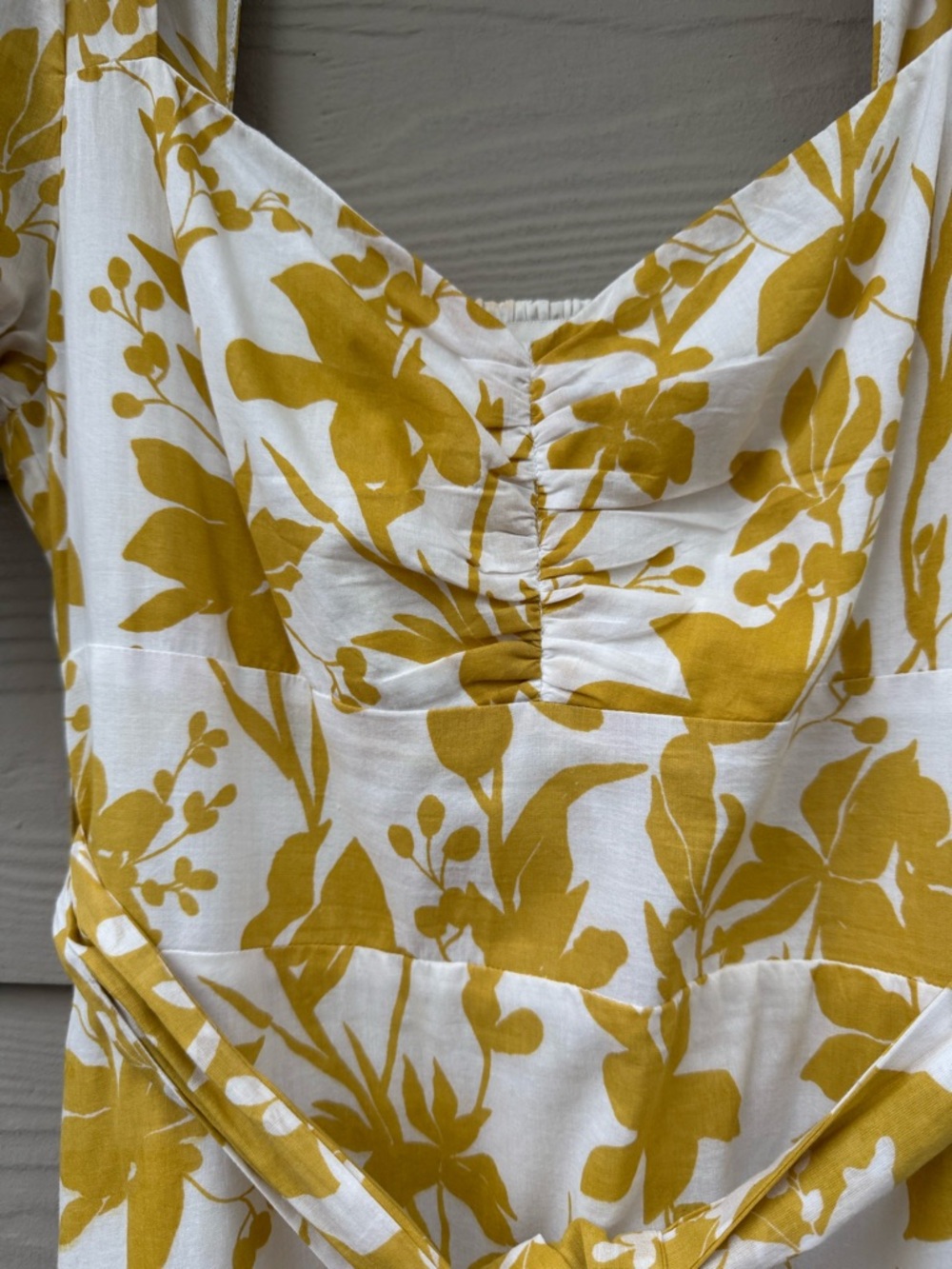 Cleobella Fresia Midi Dress Floral Lemon Yellow - Picture 6 of 12